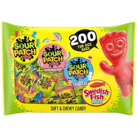 Fun Size Sour Patch Swedish Mix - 200 pc