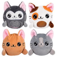 Squeezy Bead Plush Cat - 12 pc