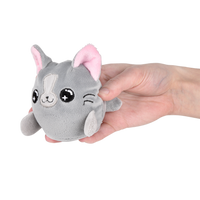 Squeezy Bead Plush Cat - 12 pc