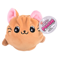 Squeezy Bead Plush Cat - 12 pc