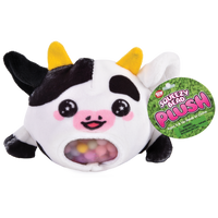 Squeezy Bead Plush Cow - 12 pc