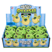 Squeezy Bead Plush Frog - 12 pc