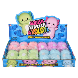 Squish and Stretch Axolotl - 12 pc