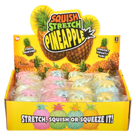 Squish Pineapple - 12 pc