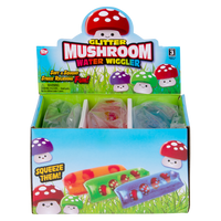Jumbo Mushroom Water Wiggler - 6 pc