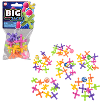 Big Neon Jacks - 12 pc