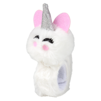 Plush Animal Slap Bracelet - 12 pc