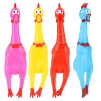 16" Rubber Chicken - 12 pc