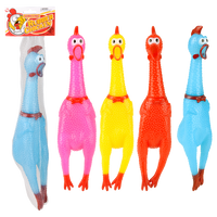 16" Rubber Chicken - 12 pc