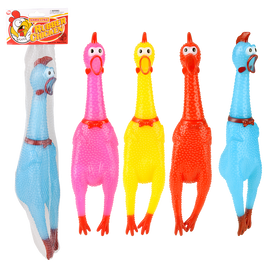 16" Rubber Chicken - 12 pc