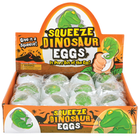Squeeze Dinosaur Egg - 12 pc