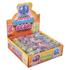 Mini Squeeze Foam Bear - 12 pc