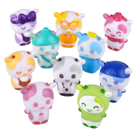 Rubber Animal Cow Dinosaur - 50 pc