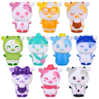 Rubber Animal Cow Dinosaur - 50 pc