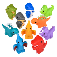 Rubber Animal Cow Dinosaur - 50 pc