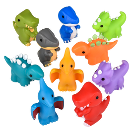 Rubber Animal Cow Dinosaur - 50 pc