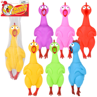 Rubber Chicken 9" - 12 pc