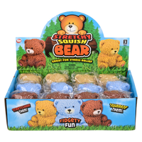 Squish And Squeeze Teddy Bear - 12 pc