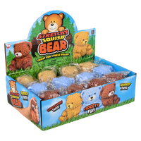 Squish And Squeeze Teddy Bear - 12 pc