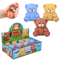 Squish And Squeeze Teddy Bear - 12 pc