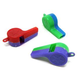 Hard Plastic Whistle - 144 pc
