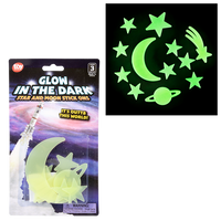Glow Moon Stick On - 12 pc
