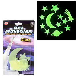 Glow Moon Stick On - 12 pc