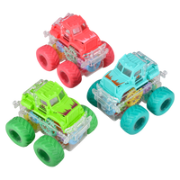 Light Up Friction Gear Big Wheel Truck - 12 pc