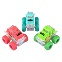 Light Up Friction Gear Big Wheel Truck - 12 pc