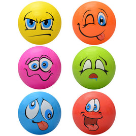 18" Funny Face Inflatable Ball